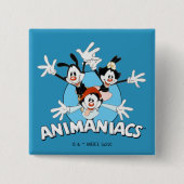 Animaniacs | Warner Siblings Arms Wide Graphic Button (Vorderseite)