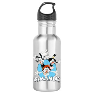 Animaniacs   Warner Siblings Arms Wide Graphic Edelstahlflasche