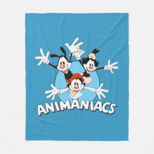 Animaniacs | Warner Siblings Arms Wide Graphic Fleecedecke (Vorderseite)