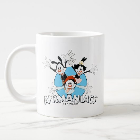 Animaniacs | Warner Siblings Arms Wide Graphic Jumbo-Tasse (Links)