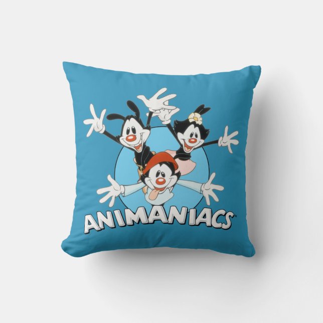 Animaniacs | Warner Siblings Arms Wide Graphic Kissen (Vorderseite)