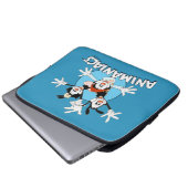 Animaniacs | Warner Siblings Arms Wide Graphic Laptopschutzhülle (Vorne Knopf)
