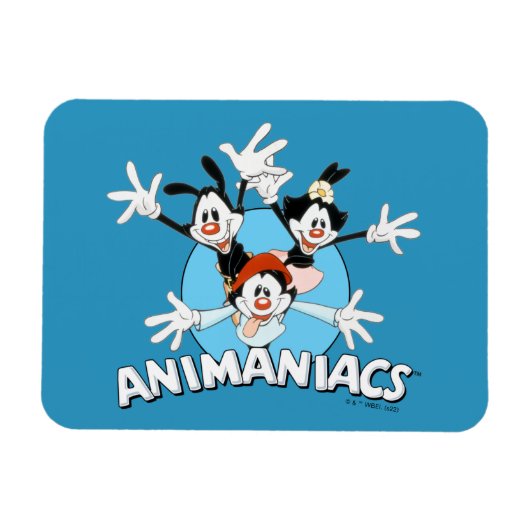 Animaniacs | Warner Siblings Arms Wide Graphic Magnet (Horizontal)