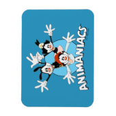 Animaniacs | Warner Siblings Arms Wide Graphic Magnet (Vertikal)