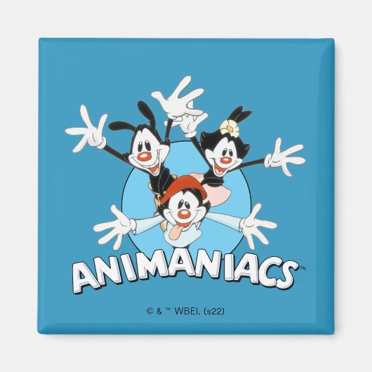 Animaniacs | Warner Siblings Arms Wide Graphic Magnet (Vorne)