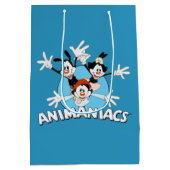 Animaniacs | Warner Siblings Arms Wide Graphic Mittlere Geschenktüte (Rückseite)