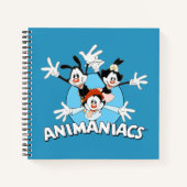 Animaniacs | Warner Siblings Arms Wide Graphic Notizblock (Vorderseite)
