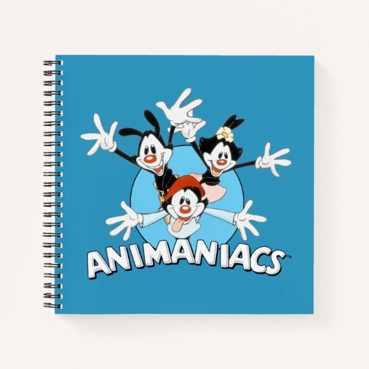 Animaniacs | Warner Siblings Arms Wide Graphic Notizblock (Vorderseite)