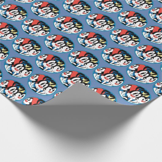 Animaniacs | Warner Siblings Circle Graphic Geschenkpapier (Ecke)