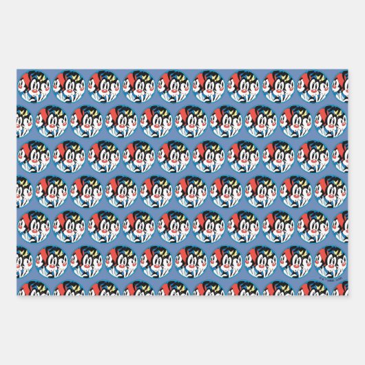 Animaniacs | Warner Siblings Circle Graphic Geschenkpapier Set (Vorderseite 3)