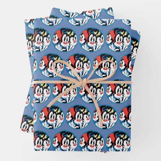 Animaniacs | Warner Siblings Circle Graphic Geschenkpapier Set (Beispiel)
