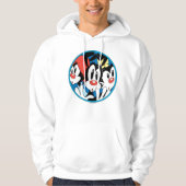 Animaniacs | Warner Siblings Circle Graphic Hoodie (Vorderseite)