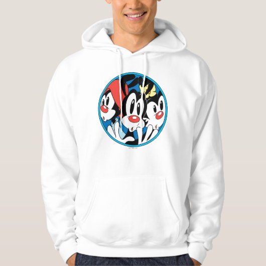 Animaniacs | Warner Siblings Circle Graphic Hoodie (Vorderseite)