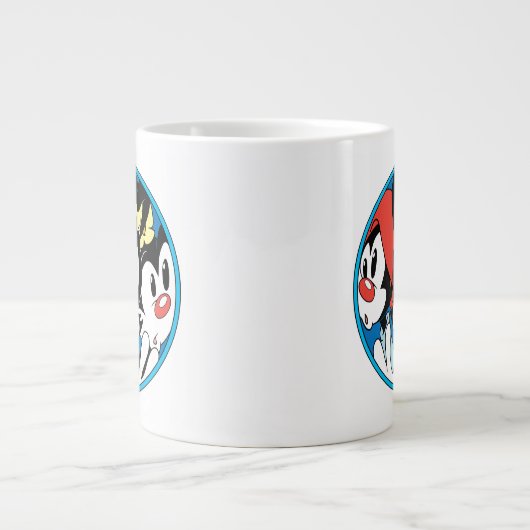 Animaniacs | Warner Siblings Circle Graphic Jumbo-Tasse (Vorderseite)