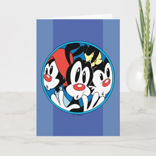 Animaniacs | Warner Siblings Circle Graphic Karte (Vorderseite)