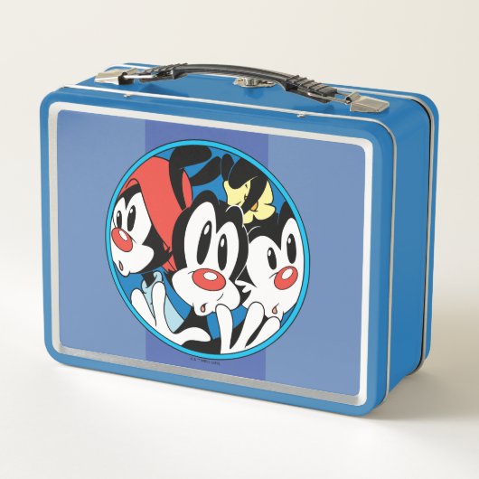 Animaniacs | Warner Siblings Circle Graphic Metall Brotdose (Rückseite)