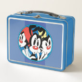Animaniacs | Warner Siblings Circle Graphic Metall Brotdose (Vorderseite)
