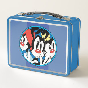 Animaniacs Warner Siblings Circle Graphic Metall Brotdose