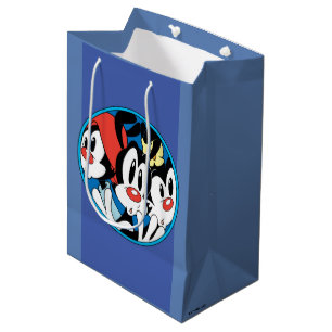 Animaniacs Warner Siblings Circle Graphic Mittlere Geschenktüte
