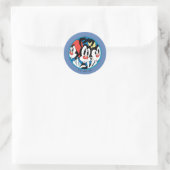 Animaniacs | Warner Siblings Circle Graphic Runder Aufkleber (Tasche)