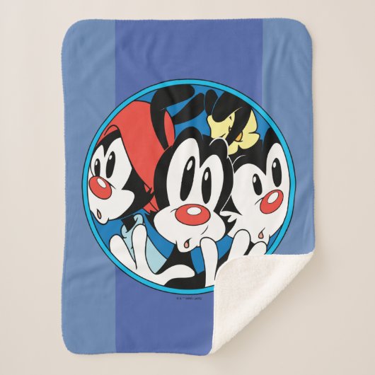 Animaniacs | Warner Siblings Circle Graphic Sherpadecke (Vorderseite)