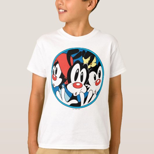 Animaniacs | Warner Siblings Circle Graphic T-Shirt (Vorderseite)