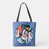 Animaniacs | Warner Siblings Circle Graphic Tasche (Rückseite)