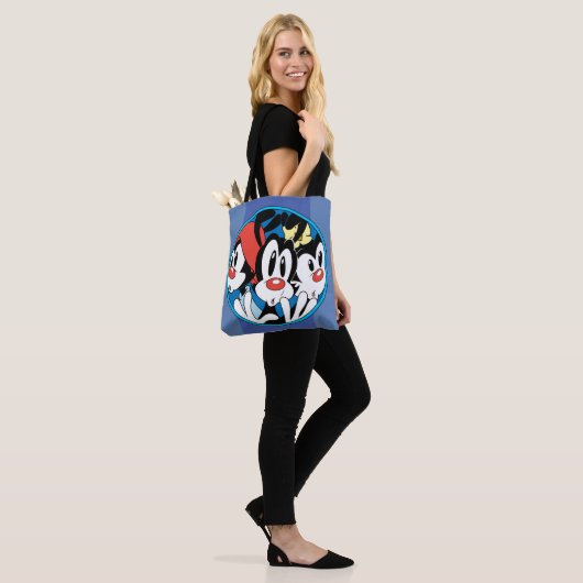 Animaniacs | Warner Siblings Circle Graphic Tasche (Am Model)