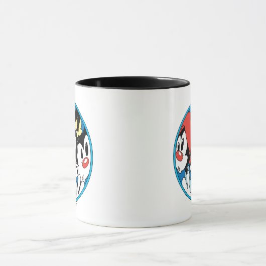 Animaniacs | Warner Siblings Circle Graphic Tasse (Zentrum)