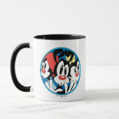 Animaniacs | Warner Siblings Circle Graphic Tasse (Links)