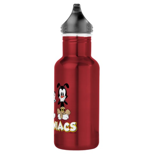 Animaniacs | Warner Siblings "No Evil" Grafik Edelstahlflasche (Rechts)
