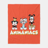Animaniacs | Warner Siblings "No Evil" Grafik Fleecedecke (Vorderseite)