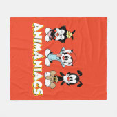 Animaniacs | Warner Siblings "No Evil" Grafik Fleecedecke (Vorderseite (Horizontal))