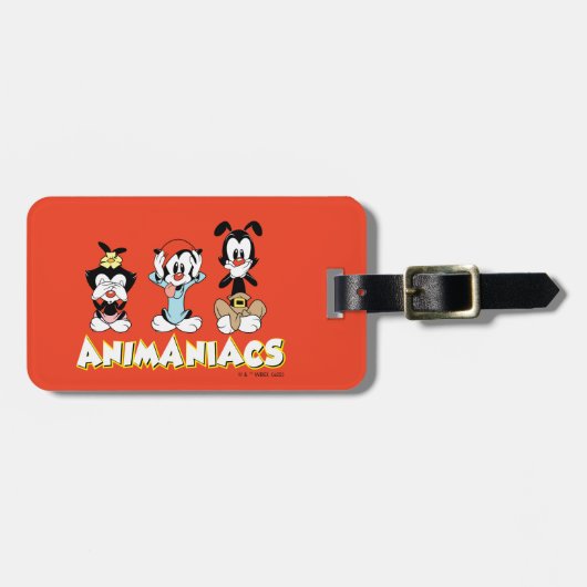 Animaniacs | Warner Siblings "No Evil" Grafik Gepäckanhänger (Vorderseite horizontal)
