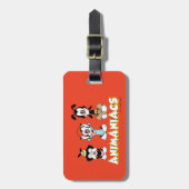 Animaniacs | Warner Siblings "No Evil" Grafik Gepäckanhänger (Vorderseite vertikal)