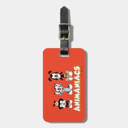 Animaniacs | Warner Siblings "No Evil" Grafik Gepäckanhänger (Vorderseite vertikal)