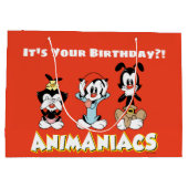 Animaniacs | Warner Siblings "No Evil" Grafik Große Geschenktüte (Rückseite)
