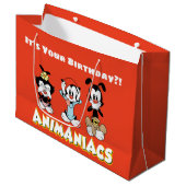 Animaniacs | Warner Siblings "No Evil" Grafik Große Geschenktüte (Vorderseite Schrägansicht)