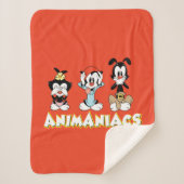 Animaniacs | Warner Siblings "No Evil" Grafik Sherpadecke (Vorderseite)