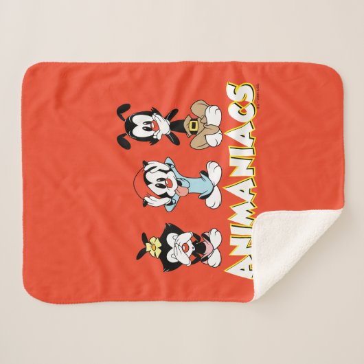 Animaniacs | Warner Siblings "No Evil" Grafik Sherpadecke (Vorderseite (Horizontal))