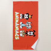 Animaniacs | Warner Siblings "No Evil" Grafik Strandtuch (Vorderseite)