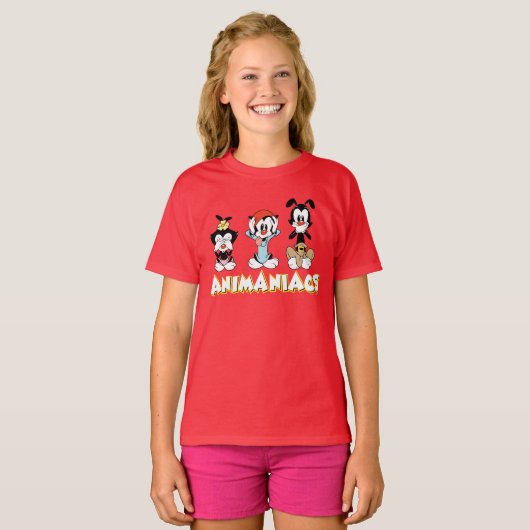 Animaniacs | Warner Siblings "No Evil" Grafik T-Shirt (Vorne ganz)