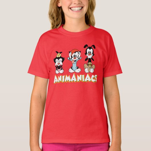 Animaniacs | Warner Siblings "No Evil" Grafik T-Shirt (Vorderseite)