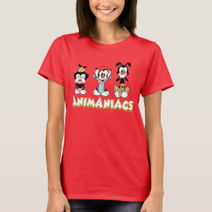 Animaniacs Warner Siblings "No Evil" Grafik T-Shirt