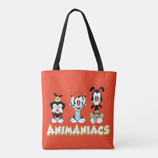Animaniacs | Warner Siblings "No Evil" Grafik Tasche (Rückseite)