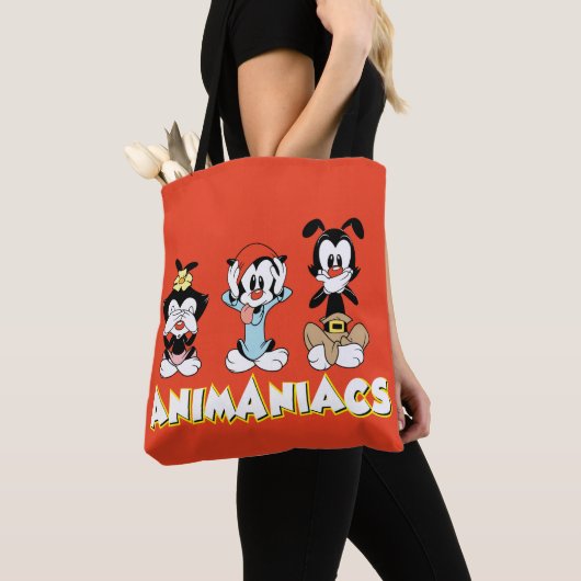 Animaniacs | Warner Siblings "No Evil" Grafik Tasche (Von Nahem)