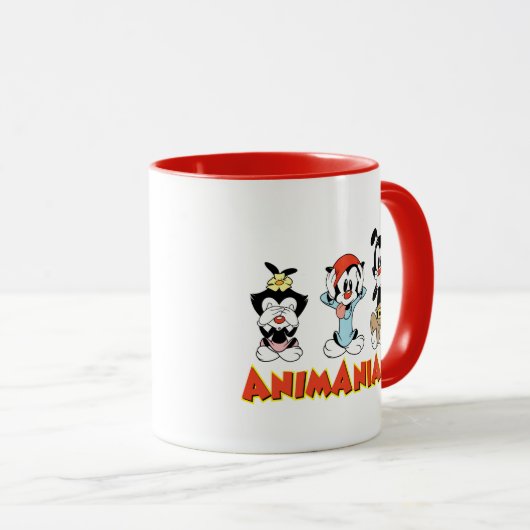 Animaniacs | Warner Siblings "No Evil" Grafik Tasse (VorderseiteRechts)