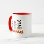 Animaniacs | Warner Siblings "No Evil" Grafik Tasse (Vorderseite Links)
