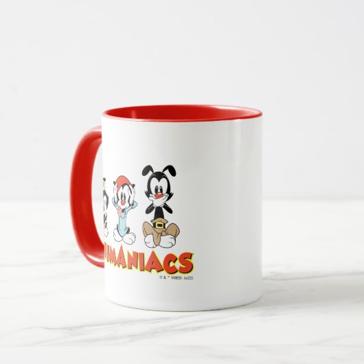Animaniacs | Warner Siblings "No Evil" Grafik Tasse (Vorderseite Links)