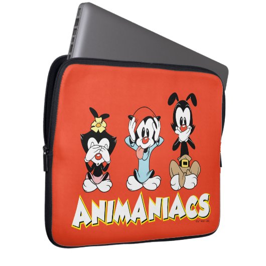 Animaniacs Warner Siblings "No Evil" Graphic Laptopschutzhülle (Vorne Rechts)